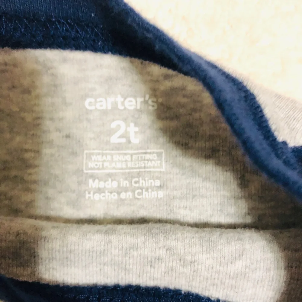 Carter’s Boys Size 2t Fleece Pajamas